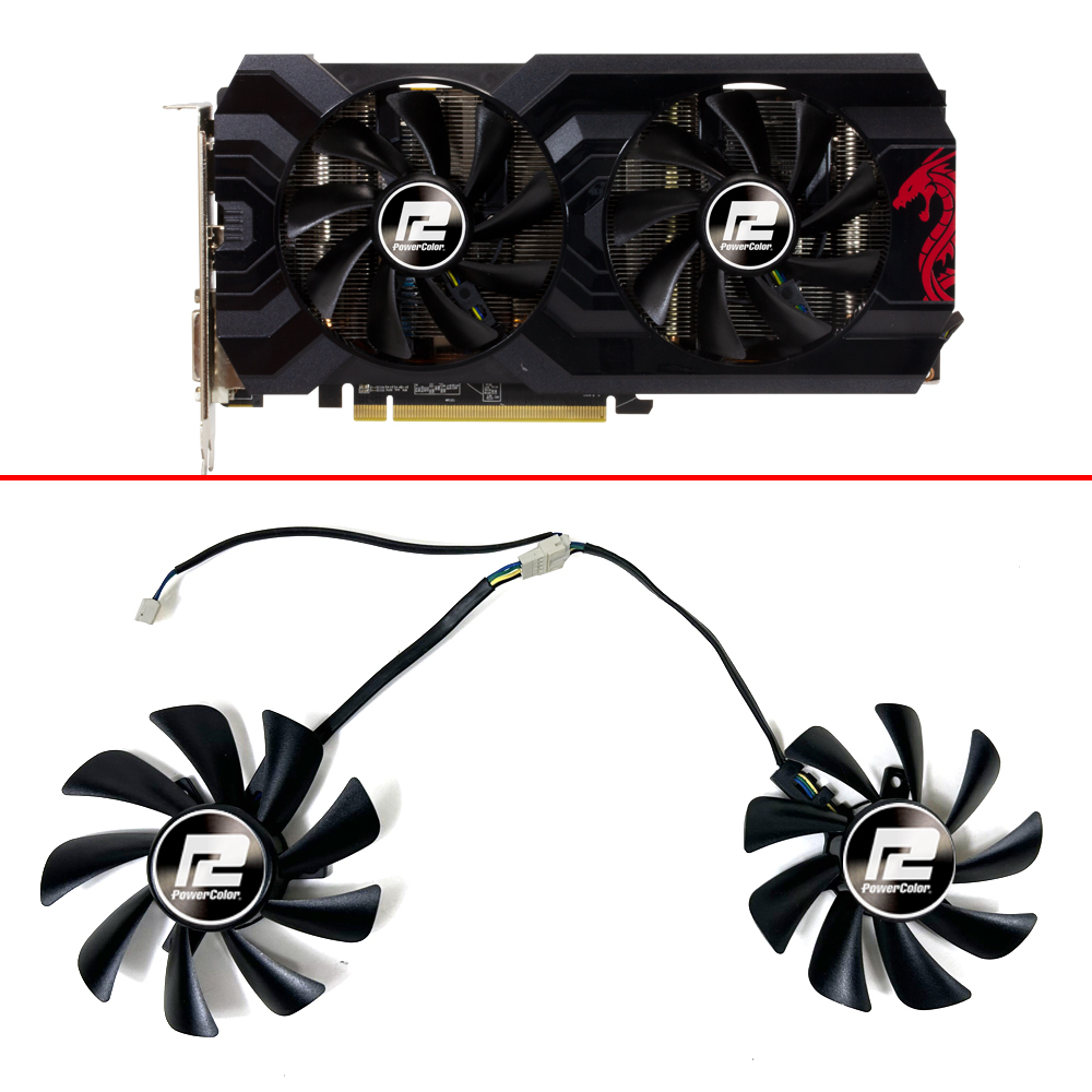 Rx 580 8Gb 2048Sp Gpu - Новый вентилятор охлаждения 85 мм T129215SU