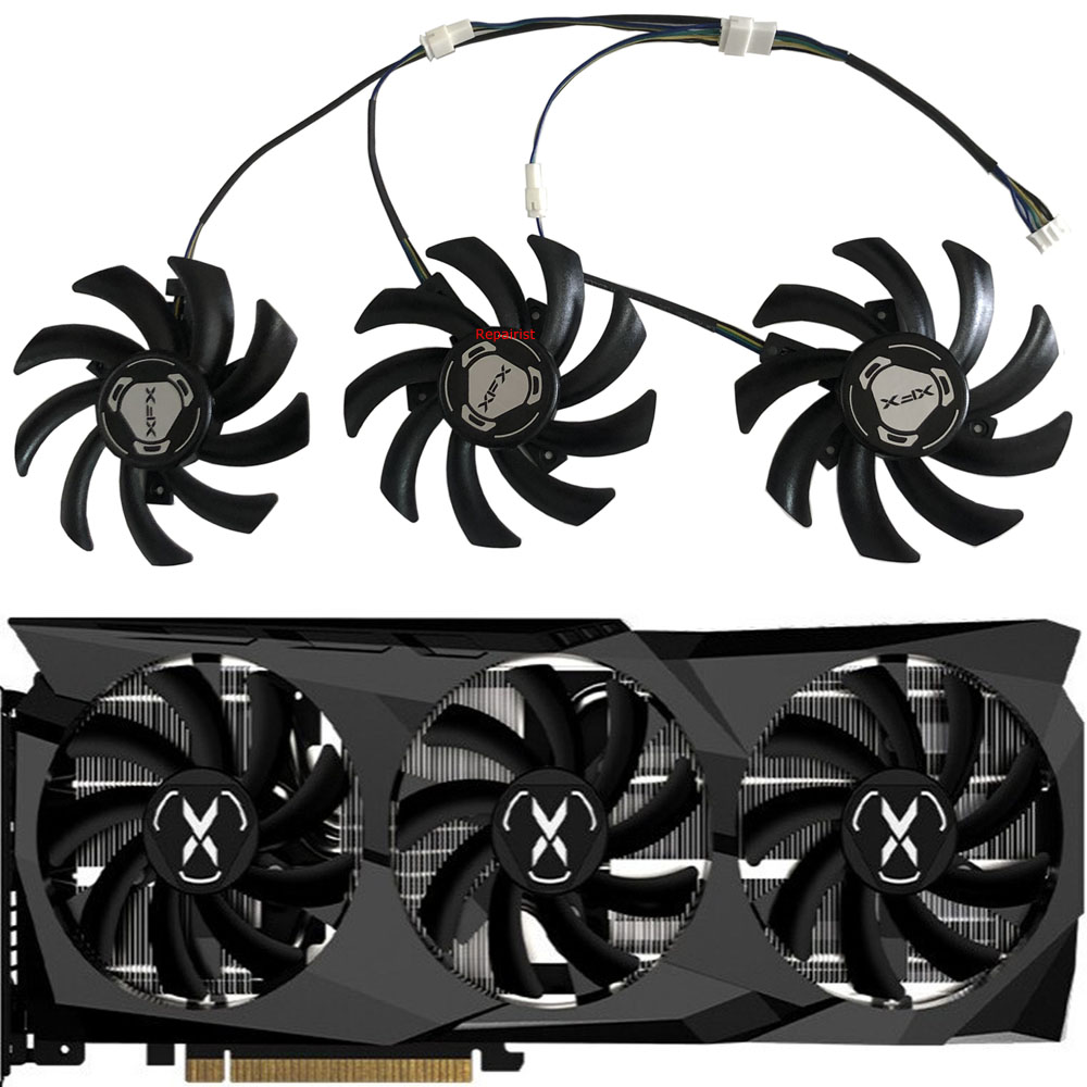 Rx 6700 Xt 12Gb Graphics Card - 3 шт./комплект, внешний вентилятор графической карты,