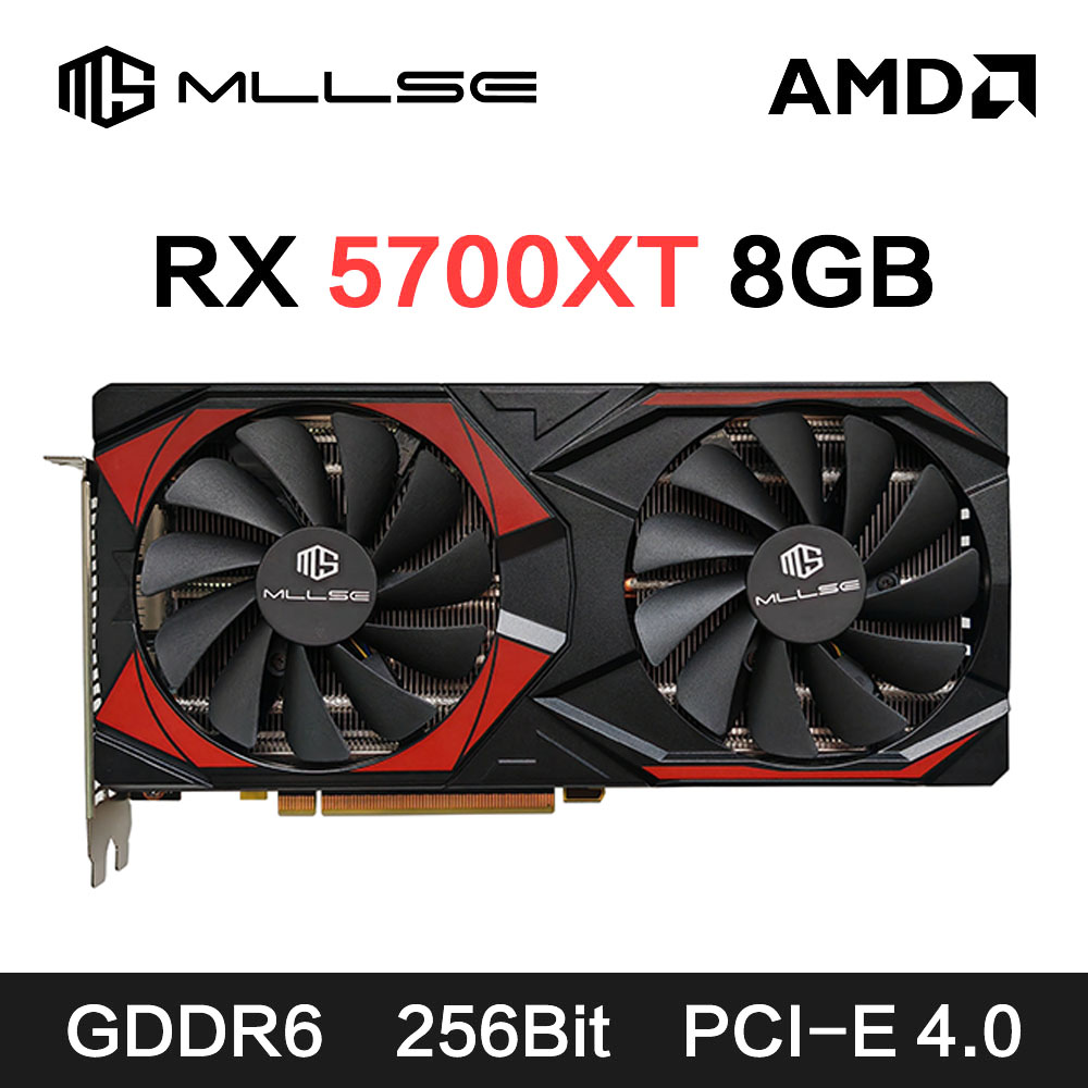 Rx 5700 Xt 8Gb Video Card - Видеокарта MLLSE AMD RX5700 XT 8