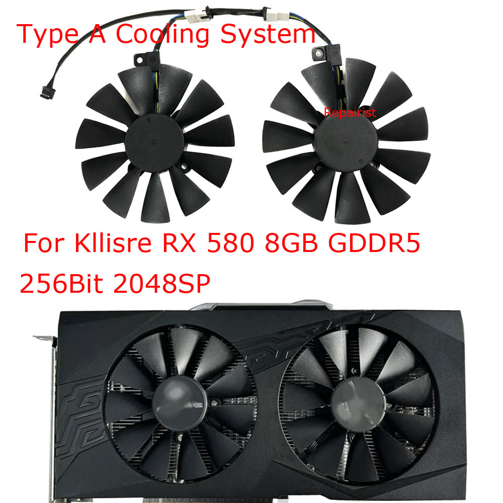 2 шт./комплект, вентилятор для – обзор и цена Rx 580 8Gb 2048Sp Gpu